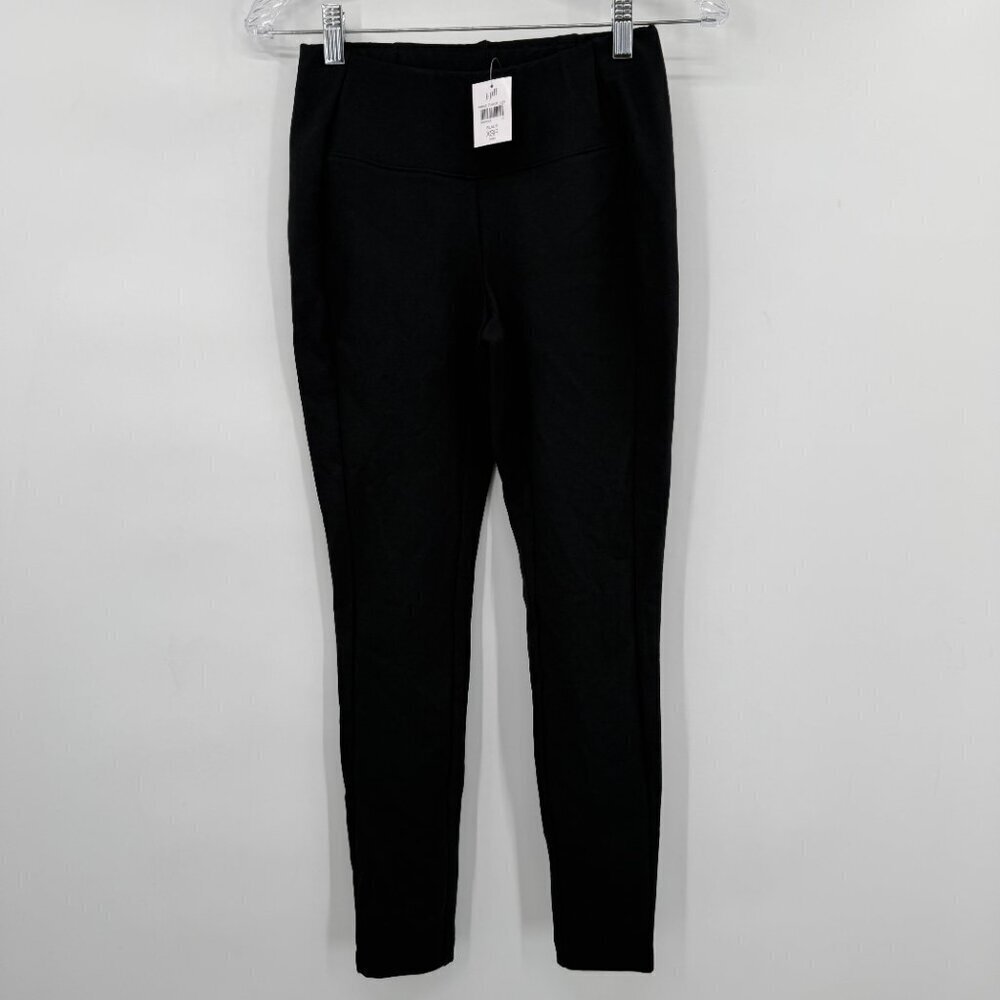 J.Jill Ponte Black Pull-On Leggings – XSP (Petite) NWT